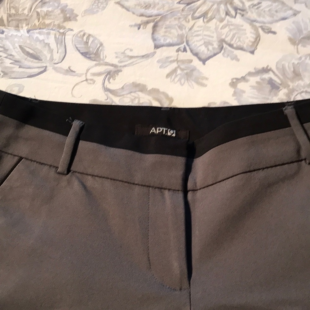 Apt 9 Gray Dress Ankle Pants 4